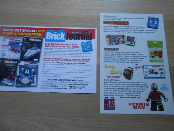Brick Loot Subscription Box Review - May 2015 - Info