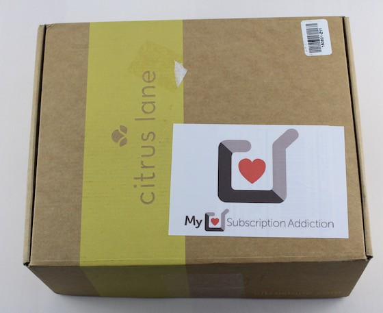 Citrus Lane Review & Coupon Code – June 2015 Box