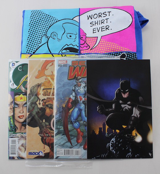 Comic Block Subscription Box Review + Coupon - June 2015 Items