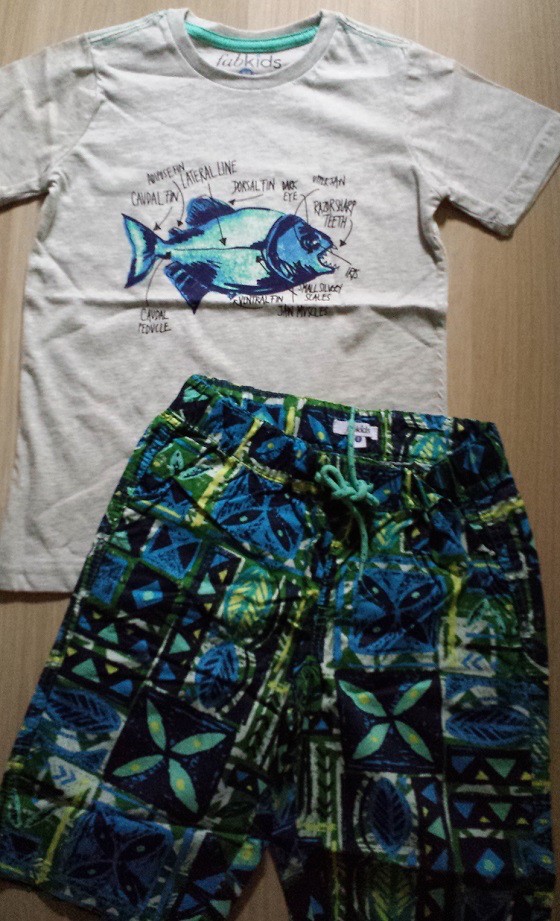 FabKids Subscription Review: Boys Edition – June 2015 Fish Outfit