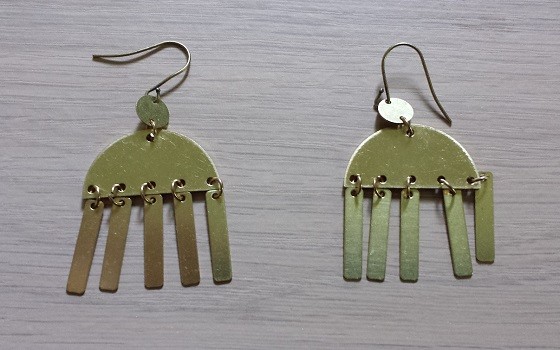 For the Makers DIY Subscription Box Review – June 2015 - earrings