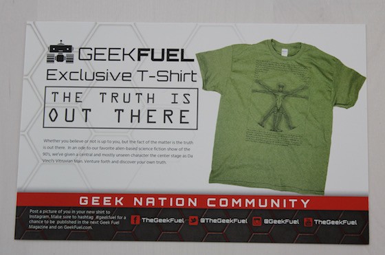 Geek Fuel Subscription Box Review + Coupon – June 2015 - info-card