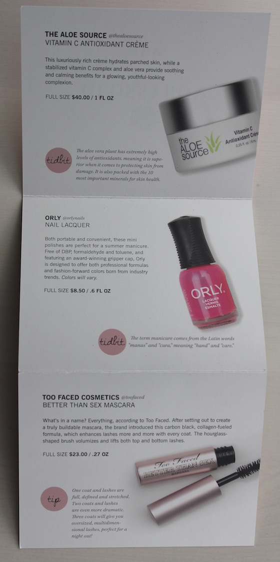 GlossyBox Subscription Box Review & Coupon – June 2015 Info