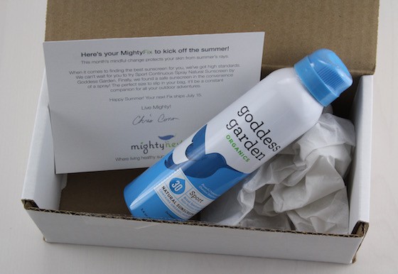 Mighty Fix Subscription Box Review - June 2015 Items
