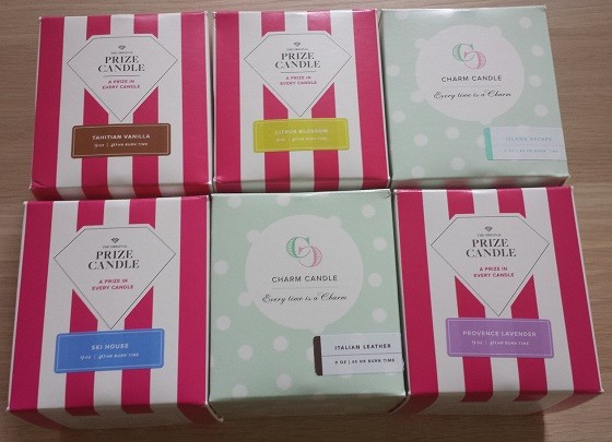 Prize Candle Mystery Box Review - June 2015 - boxes