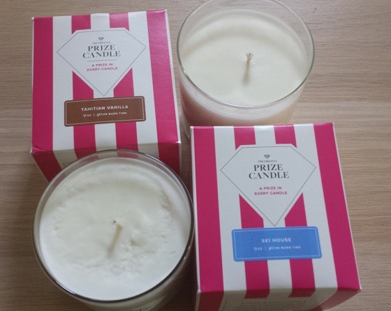 Prize Candle Mystery Box Review - June 2015 - vanilla ski