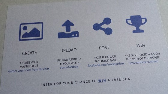 Smart Art Subscription Box Review - April 2015 Contest