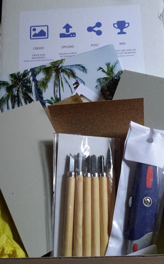 Smart Art Subscription Box Review - April 2015 Inside