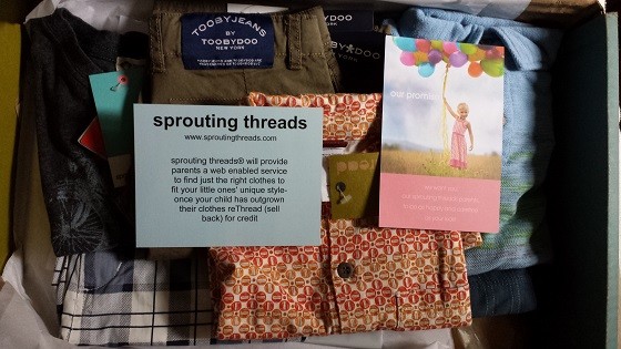 Sprouting Threads Subscription Box Review - May 2015 Inside