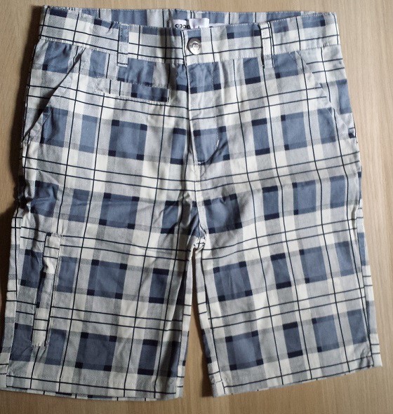 Sprouting Threads Subscription Box Review - May 2015 Plaid Shorts