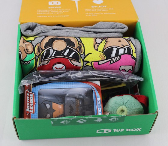 1UP Box Subscription Box Review – July 2015 - open