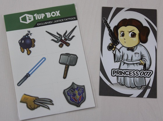 1UP Box Subscription Box Review – July 2015 - tattoo