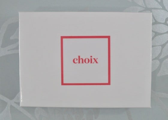 Choix Subscription Box Review - July 2015 - Closeup