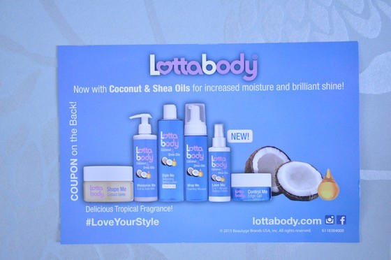 COCOTIQUE Beauty Box Review - July 2015 - lotta body card