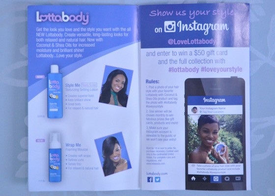 COCOTIQUE Beauty Box Review - July 2015 - pamphlet
