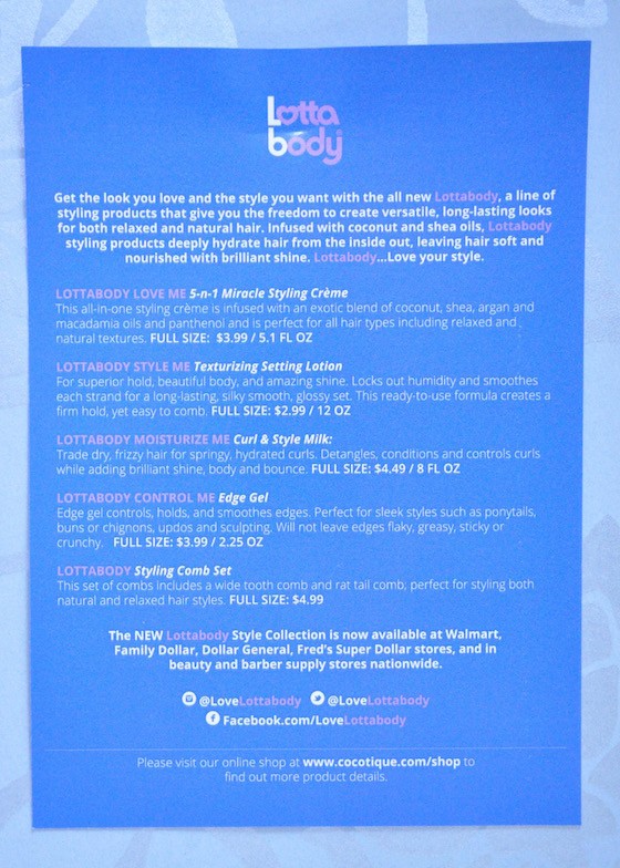 COCOTIQUE Beauty Box Review - July 2015 0 Info Card