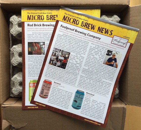 Craft Beer Club Subscription Box Review – July 2015 - Box