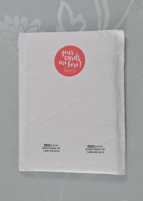 Haven Paperie Subscription Box Review -  July 2015 - package