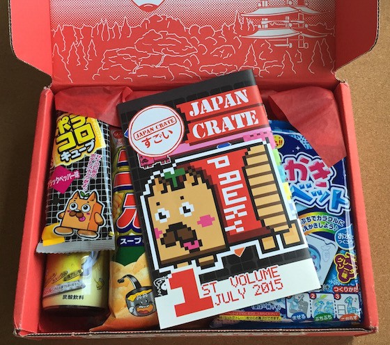 Japan Crate Subscription Box Review – July 2015 - Contents