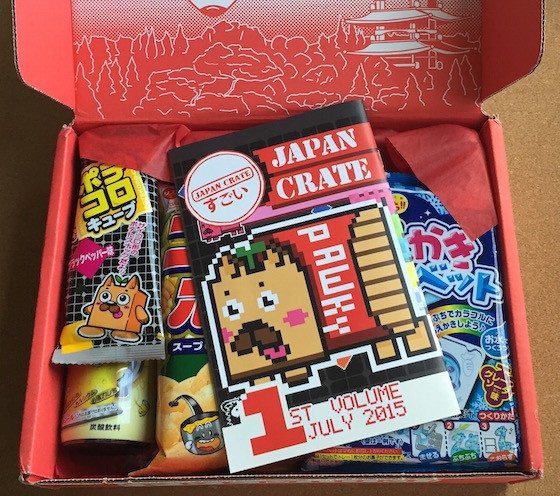 Japan Crate Subscription Box Review – July 2015 - Contents