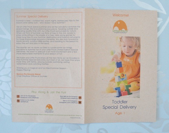 Little Pnuts Special Delivery Summer 2015 Subscription Box Review - 6