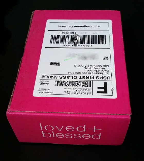 Loved + Blessed Subscription Box Review – July 2015 - BOX