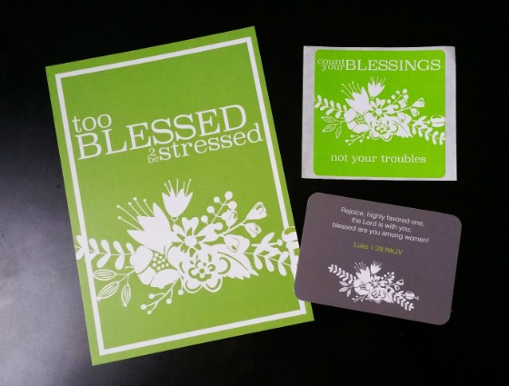 Loved + Blessed Subscription Box Review – July 2015 - items 1