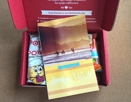 Love with Food Subscription Box Review & Coupon – July 2015 - Inside