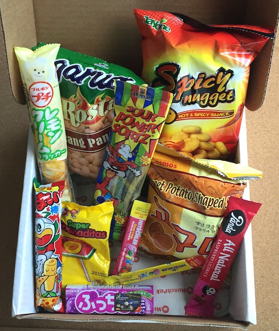 MunchPak Subscription Box Review + Coupon - July 2015 - Contents