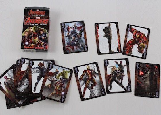 Power Up Box Subscription Box Review – June 2015 - Avengers Playing Cards