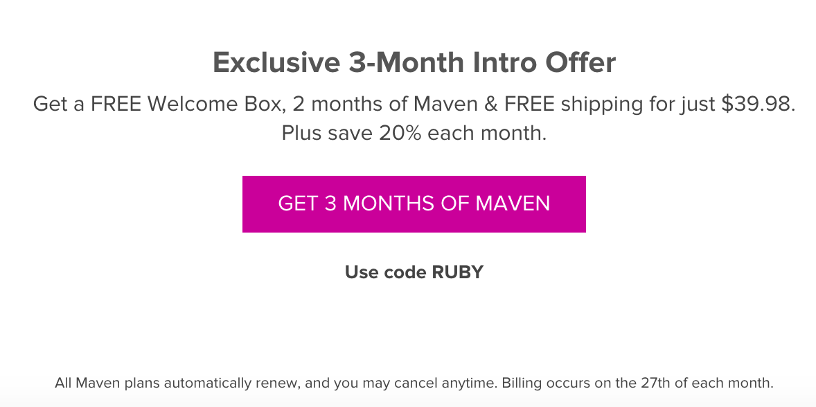 Julep 3 Month Offer