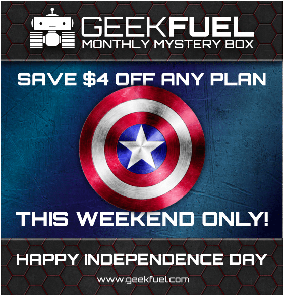 Geek Fuel 4th of July Weekend Sale!