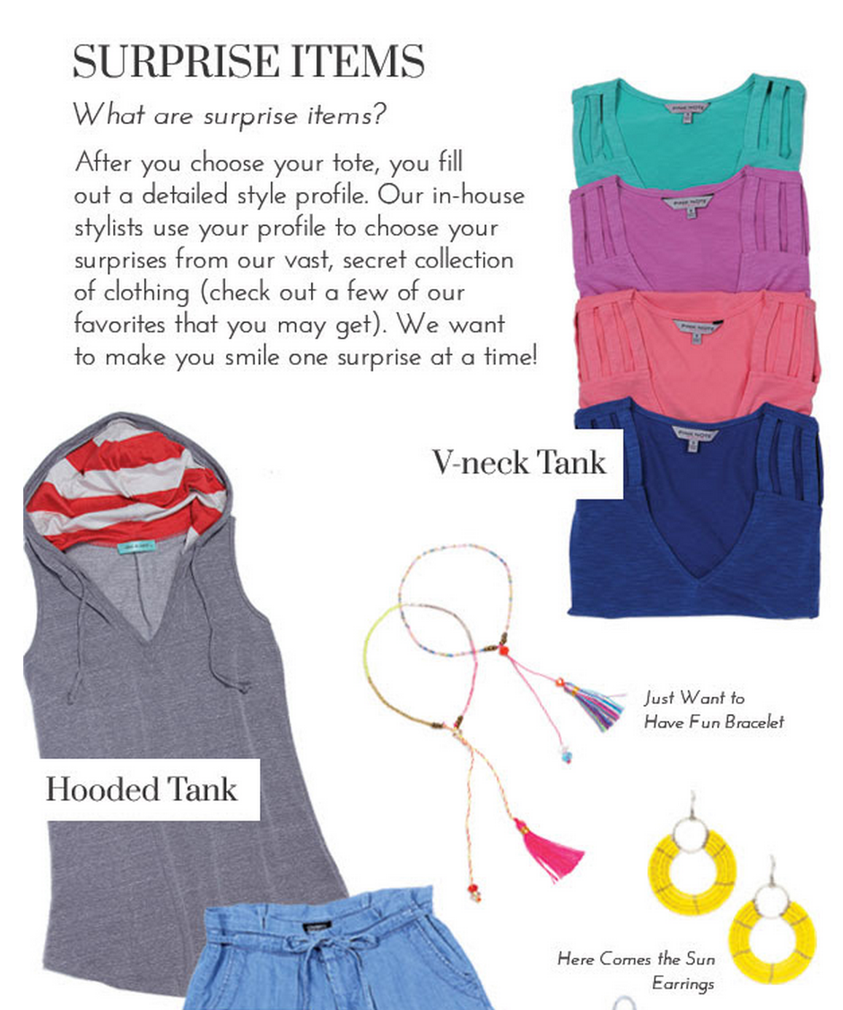 Golden Tote July 2015 Surprise Items Spoilers Tops