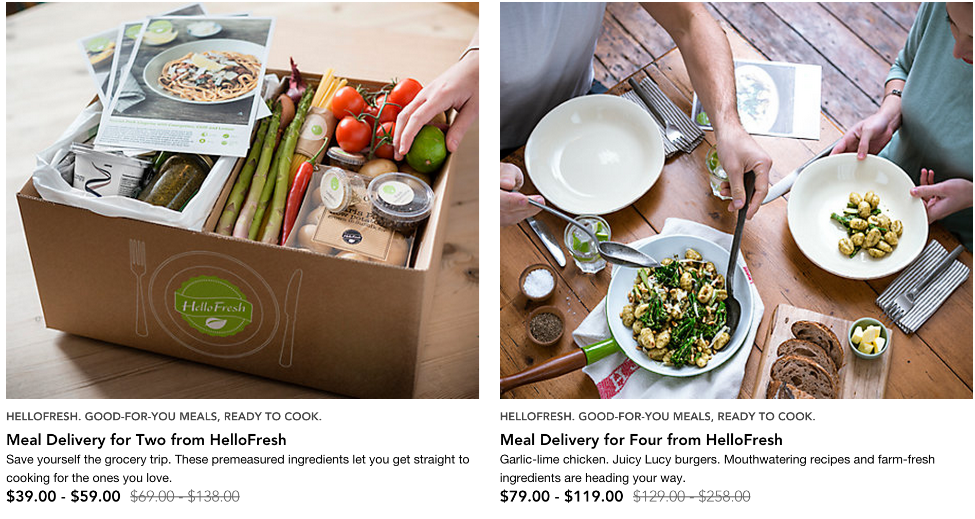 Hello Fresh on Sale