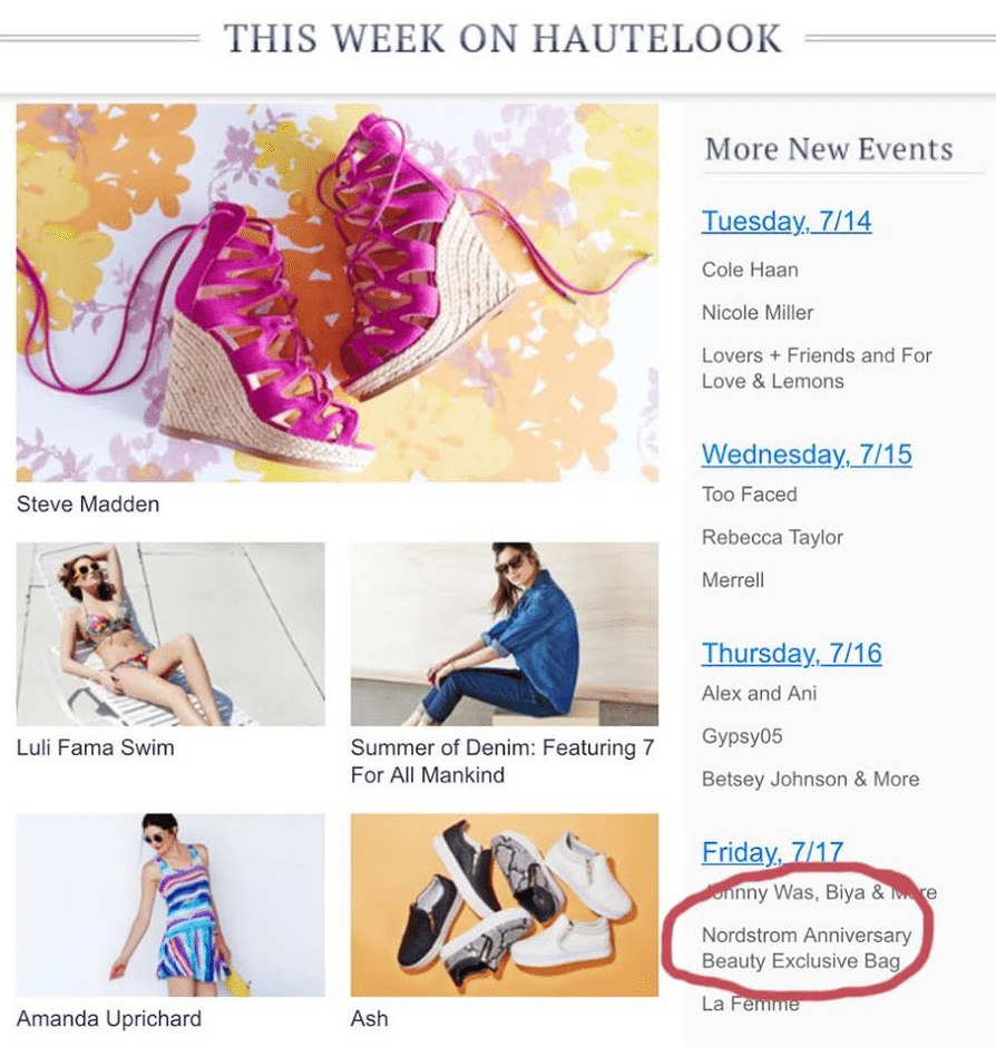 HauteLook Beauty Bag Returns!