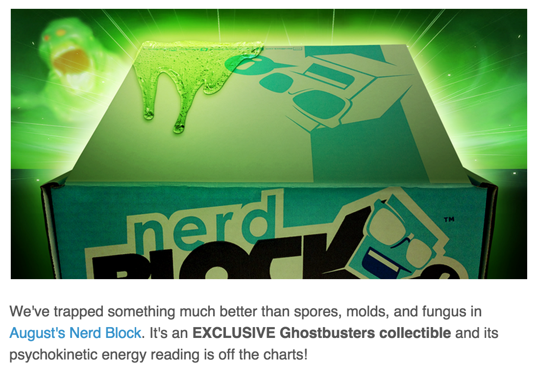 Nerd Block August 2015 Spoiler
