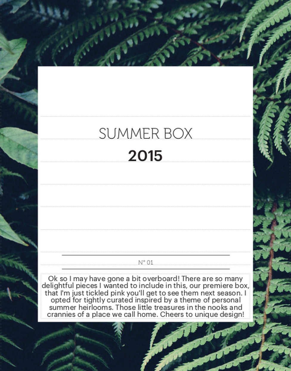 Decoterie Summer Box Spoilers