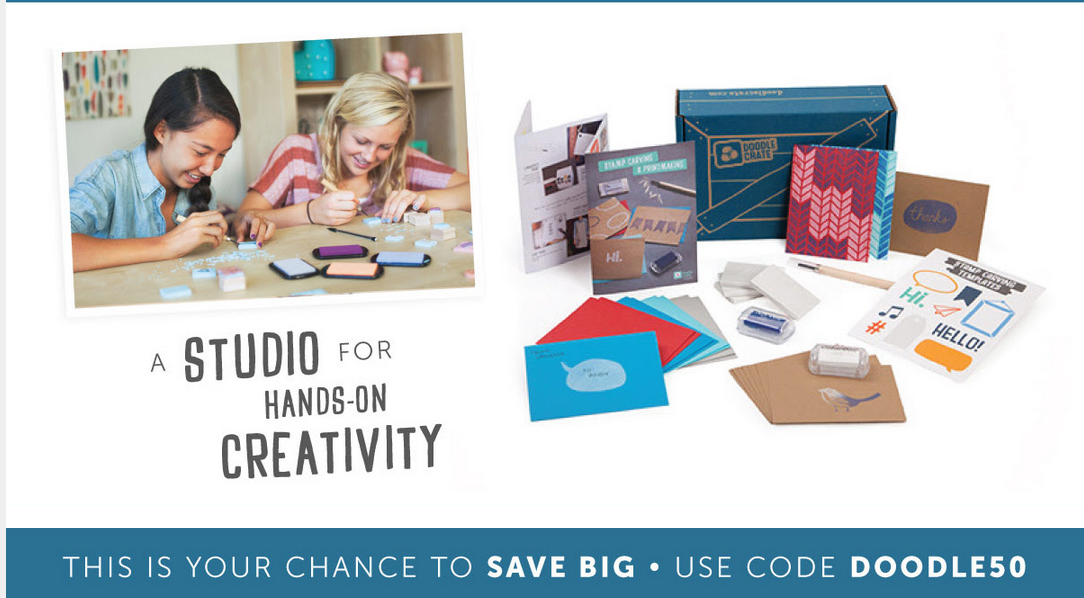 Flash Sale Today Only – 50% Off Doodle Crate!