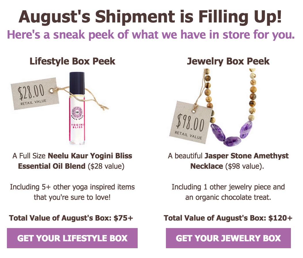 Yogi Surprise August 2015 Box Spoilers