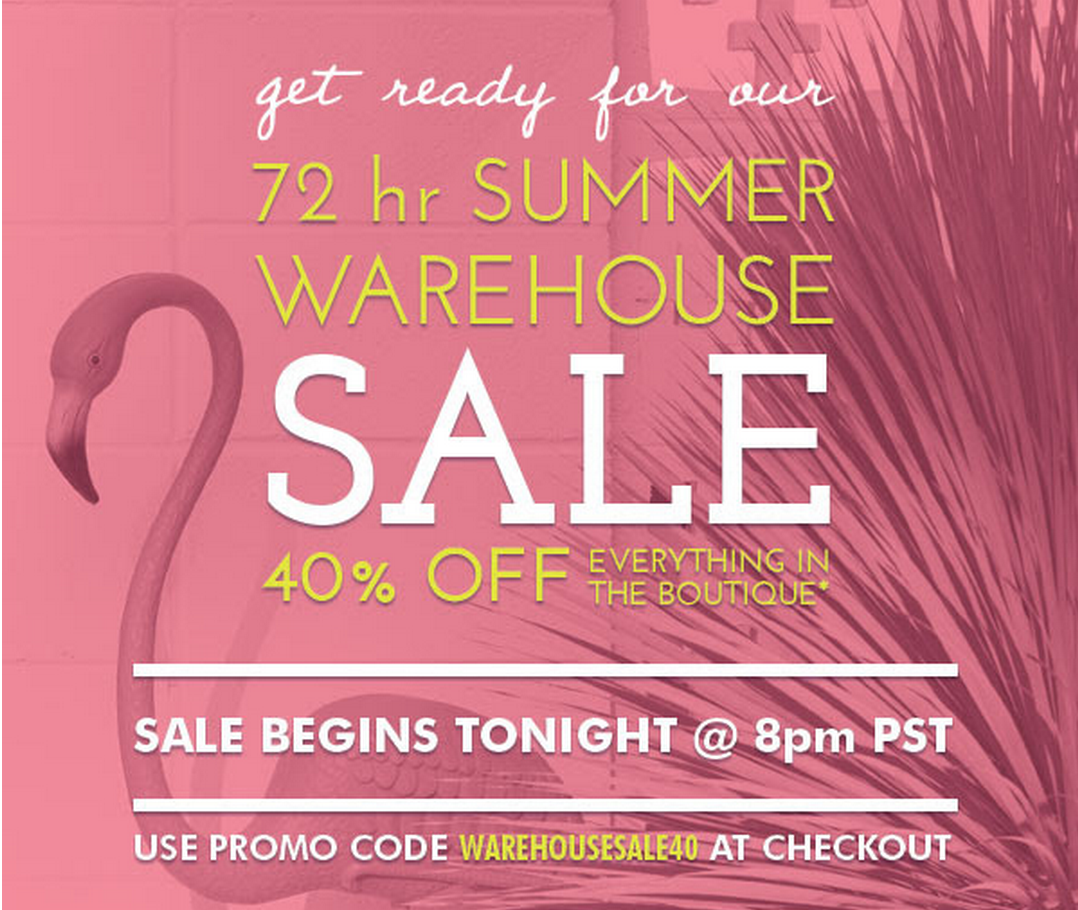 Golden Tote Warehouse Sale Launches Tonight at 11 PM ET
