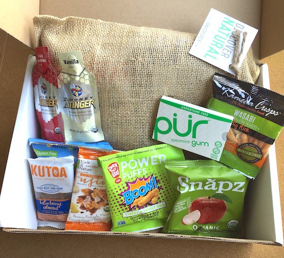Snack Sack Subscription Box Review - July 2015 - Contents