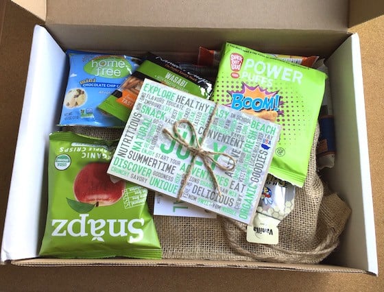 Snack Sack Subscription Box Review - July 2015 - Inside