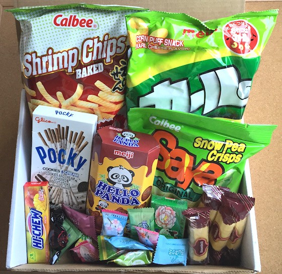 Universal Yums Subscription Box Review – July 2015 - Contents