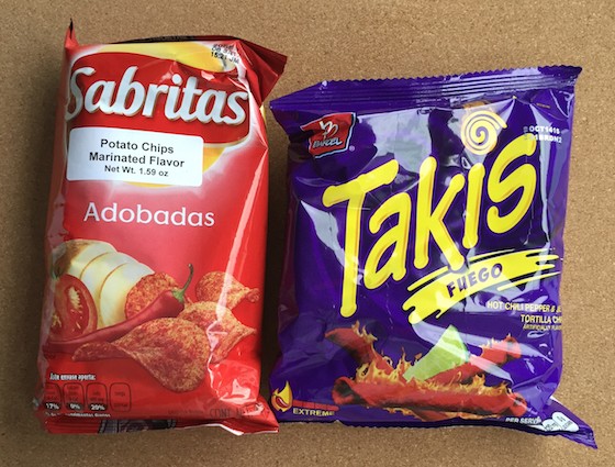 Universal Yums Subscription Box Review – June 2015 - Takis