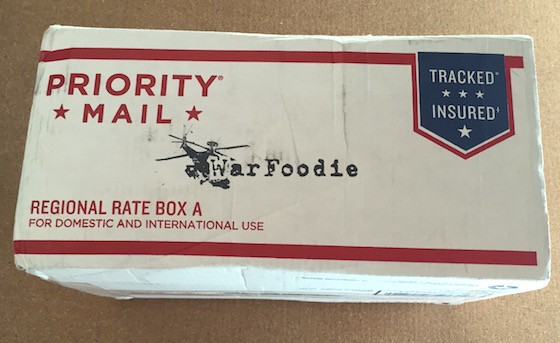 War Foodie Subscription Box Review - July 2015 - Box
