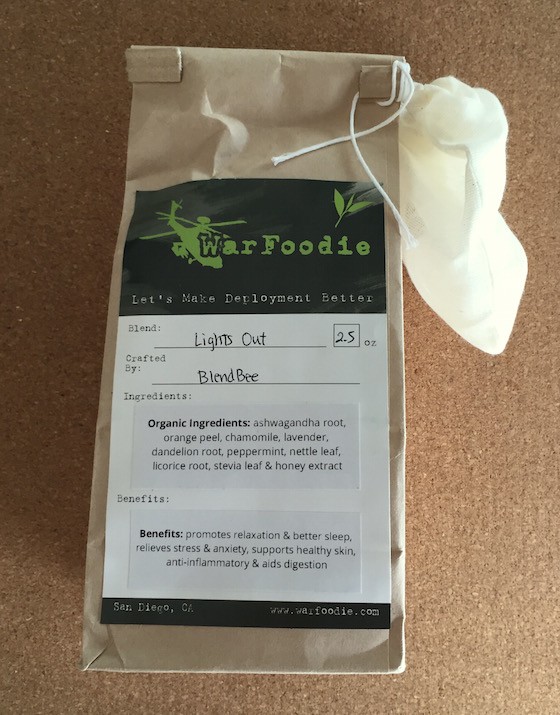 War Foodie Subscription Box Review - July 2015 - Tea