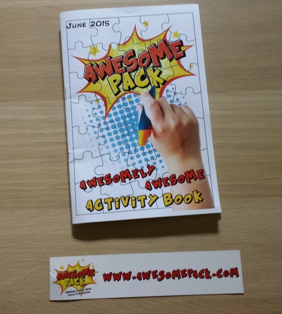 Awesome Pack Subscription Box Review – June 2015 - booklet