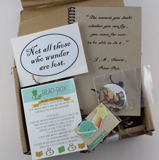 Biblio Box Subscription Box Review – July 2015 Items