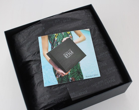 Rachel Zoe Box of Style Summer 2015 Subscription Box Review Open