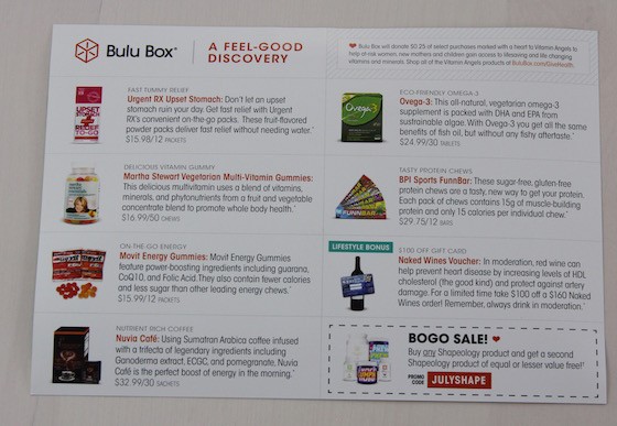 Bulu Box Subscription Review & 50% Off Coupon – July 2015 Info